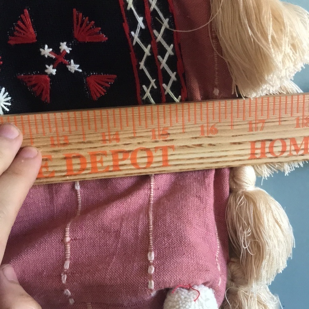 Small boho tote. Beaded shells, embroidery. Mixed media. Patchwork. Beach summer - Picture 10 of 11